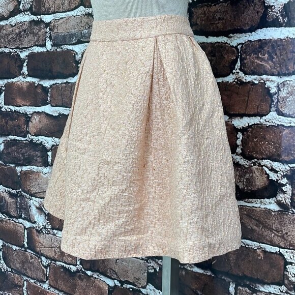 Kate Spade Skirt The Rules Pleated Mini Sparkles Pink Size 6 - Picture 5 of 15